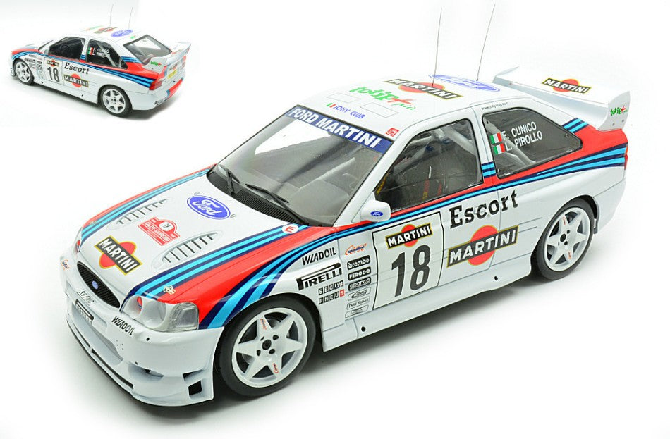 Ixo Model - FORD ESCORT WRC N.18 RALLY SANREMO 1998 CUNICO-PIROLLO 1:18 - Cod. 18RMC171A