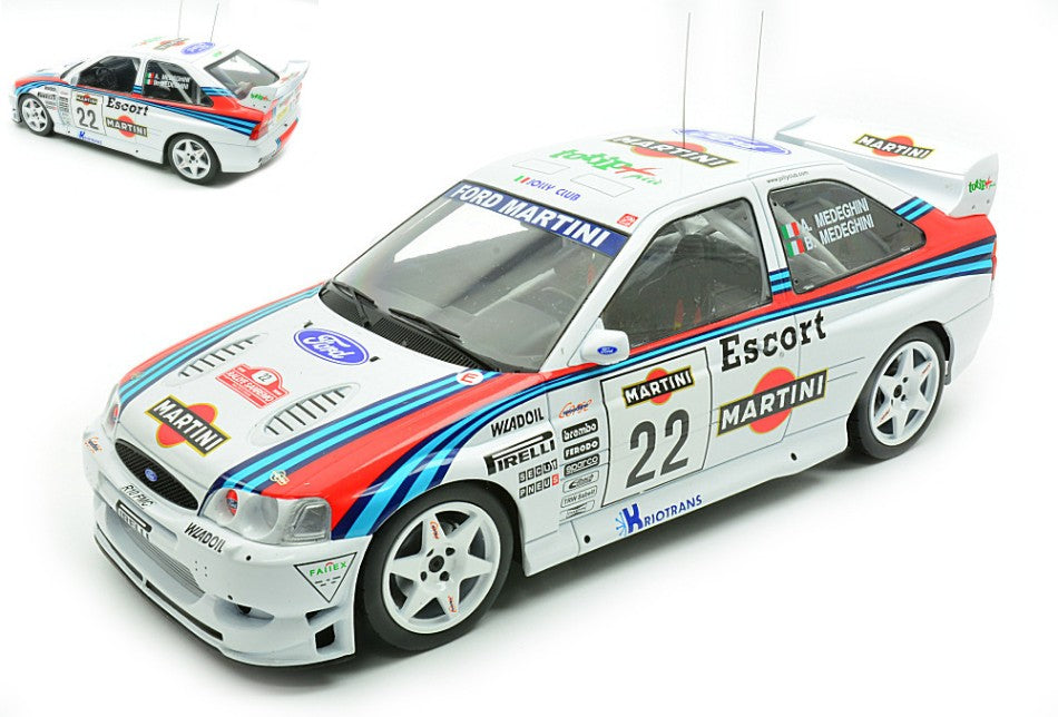 Ixo Model - FORD ESCORT WRC N.22 RALLY SANREMO 1998 MEDEGHINI-CAPOFERRI 1:18 - Cod. 18RMC171B