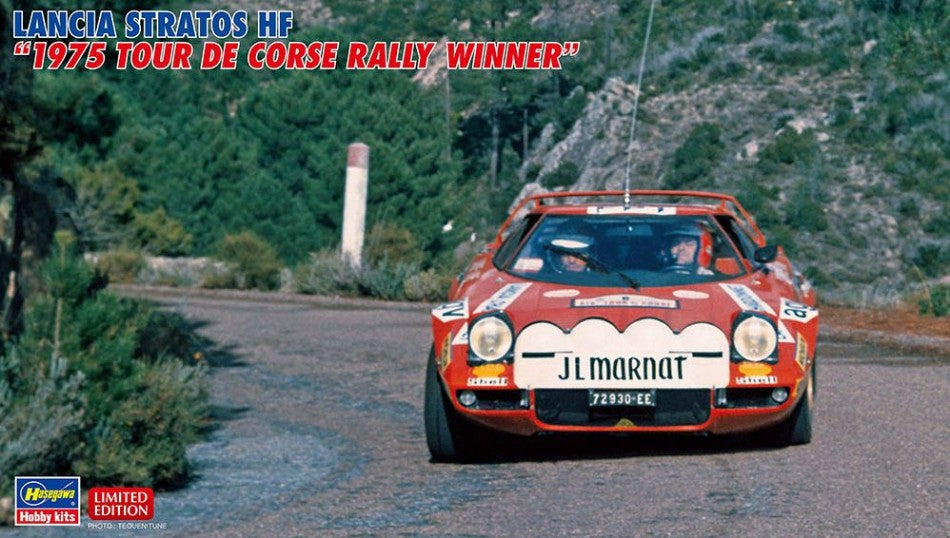 Hasegawa - LANCIA STRATOS HF TOUR DE CORSE 1975 KIT 1:24 - Cod. HA20737