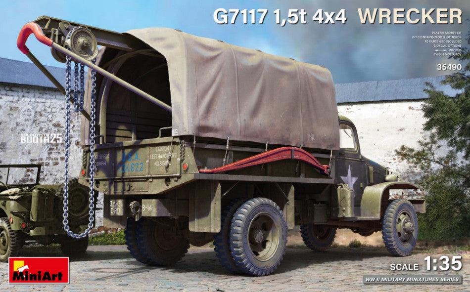 Miniart - G7117 1,5t 4x4 WRECKER KIT 1:35 - Cod. MIN35490