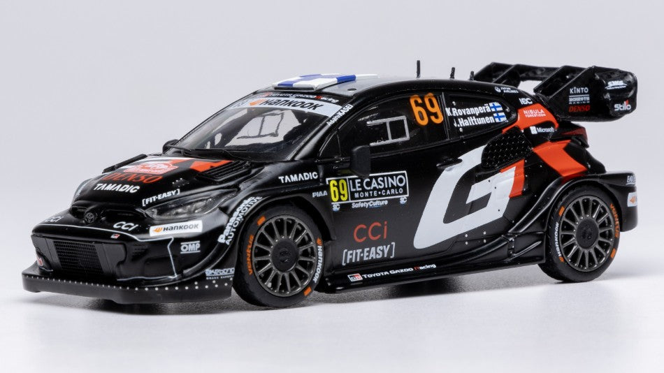 Ixo Model - TOYOTA GR YARIS N.69 RALLY1 MONTE CARLO 2025 ROVANPERA-HALLTUNEN 1:43 - Cod. RAM972C