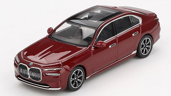 Mini Gt - BMW I7 XDRIVE 60 2023 AVENTURIN RED 1:64 - Cod. MGT00952
