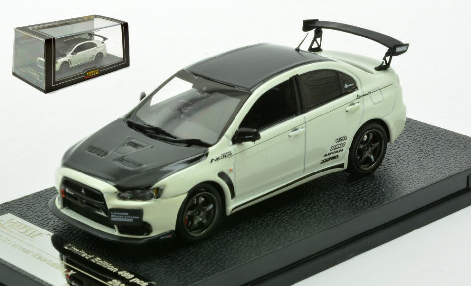 Vitesse - MITSUBISHI LANCER EVO X 2011 PEARL WHITE 1:43 - Cod. VE29350
