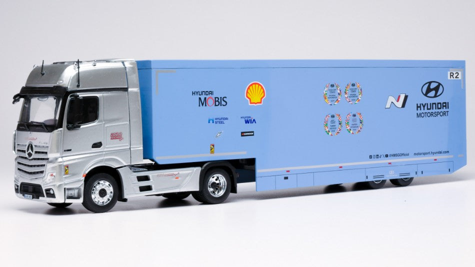 Ixo Model - MERCEDES ACTROS (MP4) 2024 HYUNDAI MOTORSPORT 1:43 - Cod. TTR036