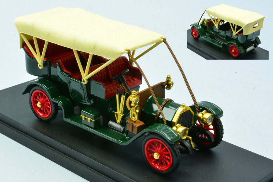 Rio - FIAT 60 CV 1905 GREEN W/SOFT TOP CREAM 1:43 - Cod. RI4762