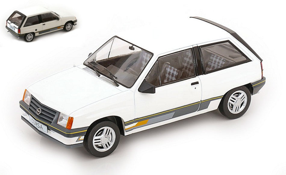 Modelcargroup - OPEL CORSA A SR 1983 WHITE 1:18 - Cod. MCG18432