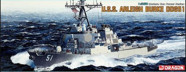 Dragon - U.S.S. ARLEIGH BURKE DDG-51 KIT 1:350 - Cod. D1023