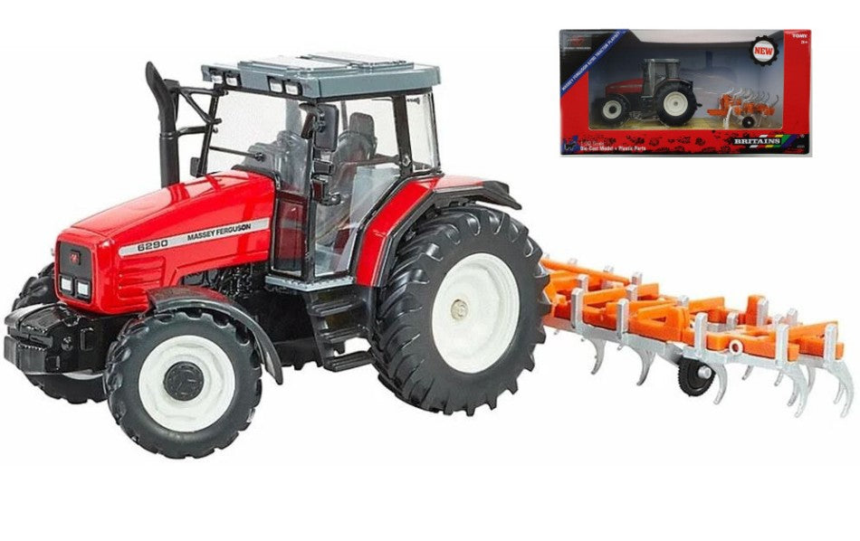 Britains - MASSEY FERGUSON HERITAGE TRACTOR PLAYSET 1:32 - Cod. LC43335