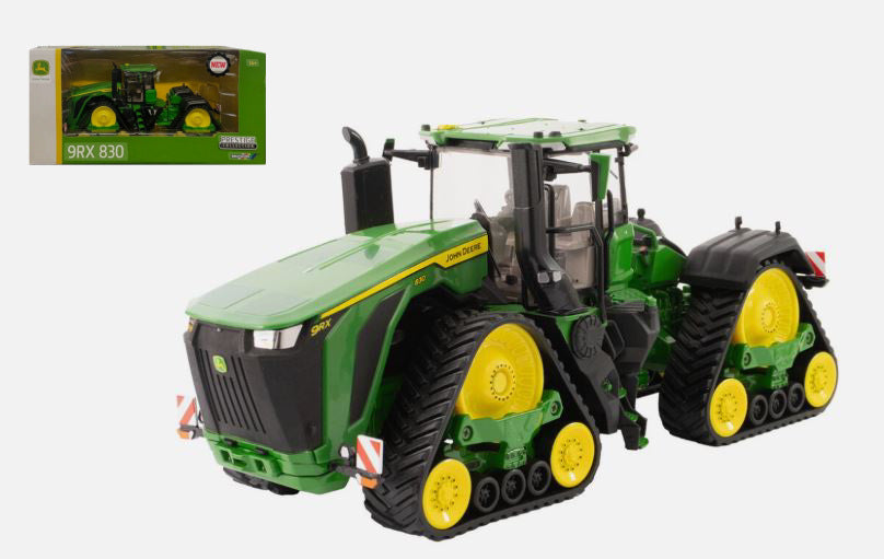 Britains - TRATTORE JOHN DEERE A QUATTRO CINGOLI 9RX 830 1:32 - Cod. LC43399