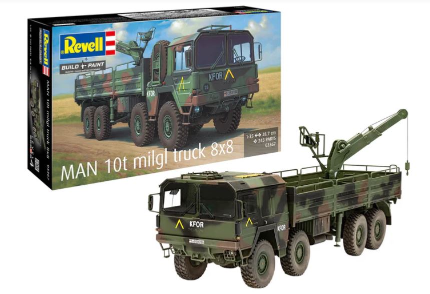 Revell - MAN 10t TRUCK 8x8 KIT 1:35 - Cod. RV03367