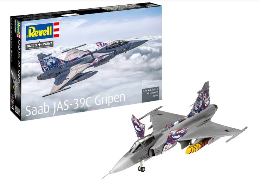 Revell - AEREO SAAB JAS-39C GRIPEN KIT 1:72 - Cod. RV03776