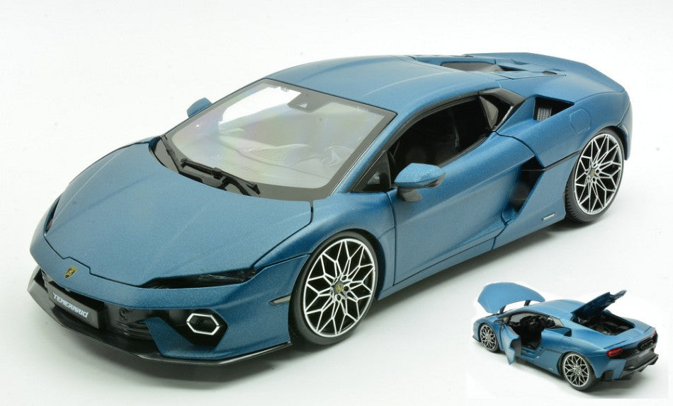 Burago - LAMBORGHINI TEMERARIO 2025 MATT BLUE 1:18 - Cod. BU11052B