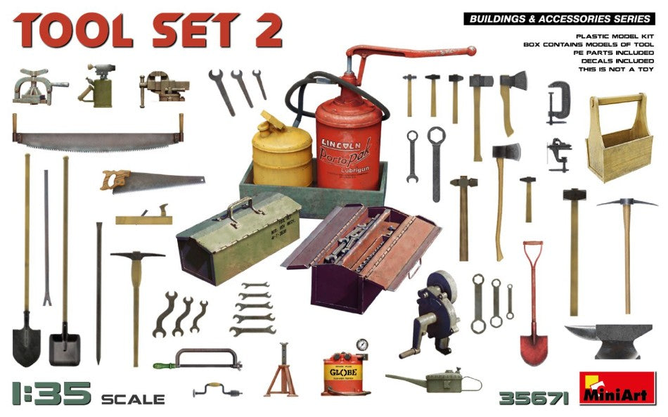 Miniart - TOOL SET N.2 KIT 1:35 - Cod. MIN35671