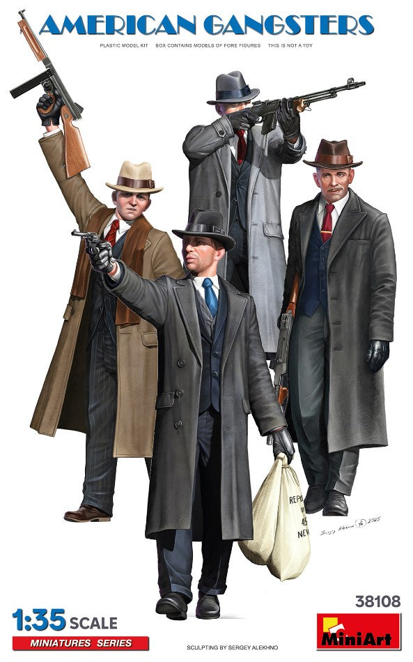 Miniart - AMERICAN GANGSTER KIT 1:35 - Cod. MIN38108