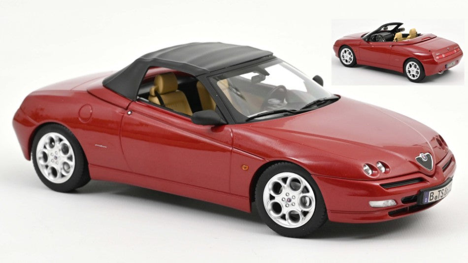 Norev - ALFA ROMEO SPIDER 1999 PROTEO RED METALLIC 1:18 - Cod. NV187854