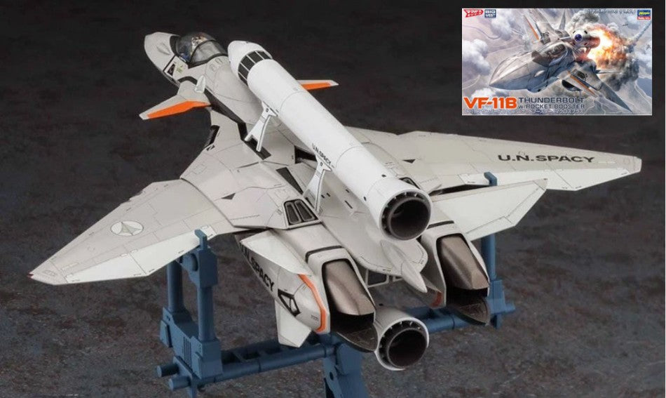 Hasegawa - Vf-11B THUNDERBOLT W/ROCKET BOOSTER MACROSS PLUS KIT 1:72 - Cod. HA65891
