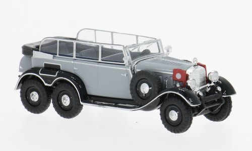 Brekina - MERCEDES G4 CONVERTIBLE 1938 GREY 1:87 - Cod. BRE21080