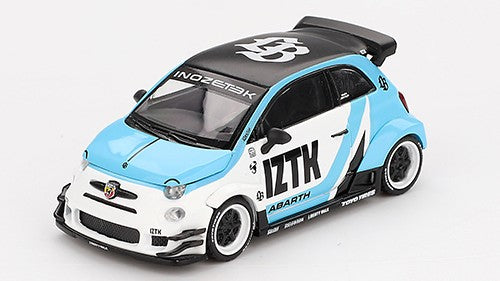 Mini Gt - FIAT ABARTH 595 LB-WORKS XABAS WORKS IZTK 2024 1:64 - Cod. MGT01051