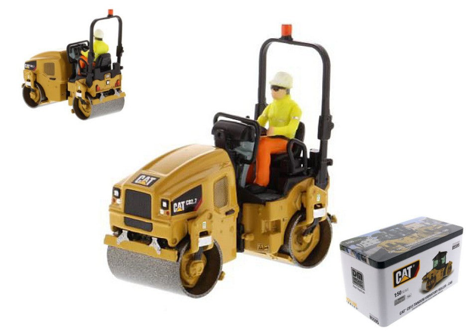 Diecast Master - CAT CB-2.7 UTILITY COMPACTOR 1:50 - Cod. DM85593