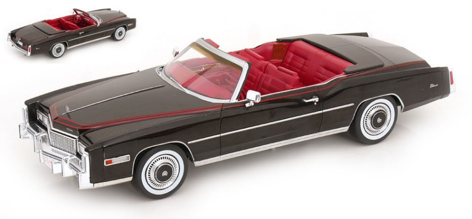 Modelcargroup - CADILLAC ELDORADO CONVERTIBLE 1976 BLACK 1:18 - Cod. MCG18473