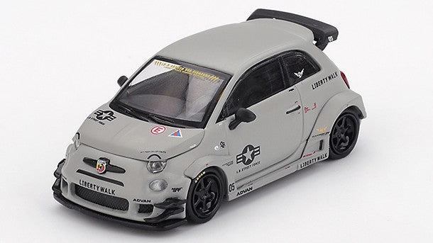 Mini Gt - FIAT ABARTH 595 LB-WORKS XABAS WORKS FIGHTERS 2024 1:64 - Cod. MGT01064