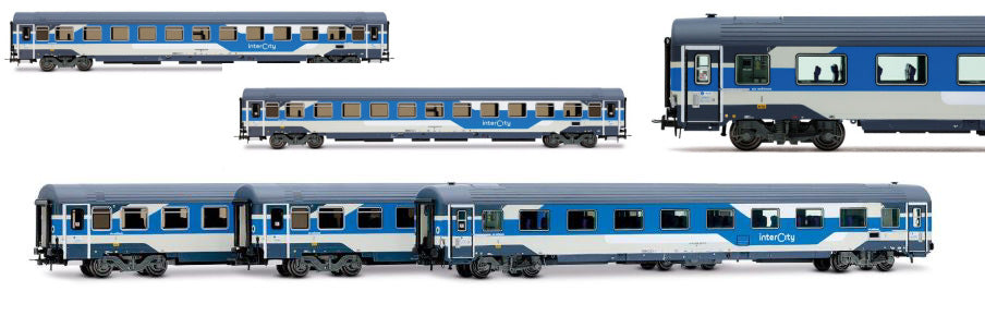 Rivarossi - FS 3-unit pack, 1x GRAN CONFORT + 2x Z1 COACHES REBUILT EP.VI 1:87 - Cod. HR4407