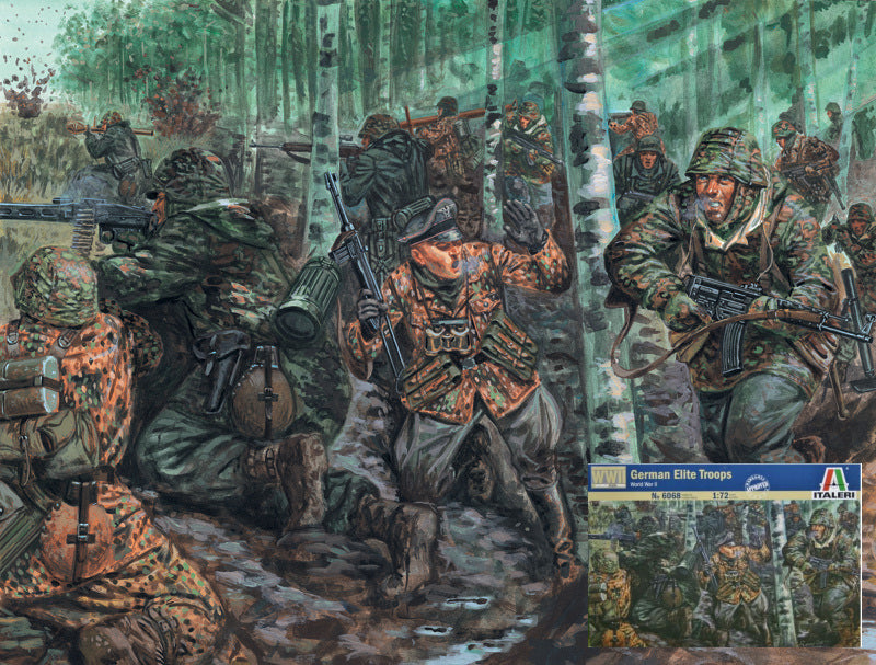 Italeri - GERMAN ELITE TROOPS WW II KIT 1:72 - Cod. IT6068
