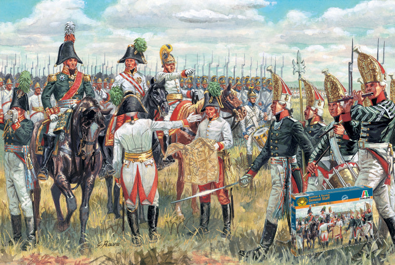 Italeri - AUSTRIAN RUSSIAN ALL.GEN.STAFF KIT 1:72 - Cod. IT6037