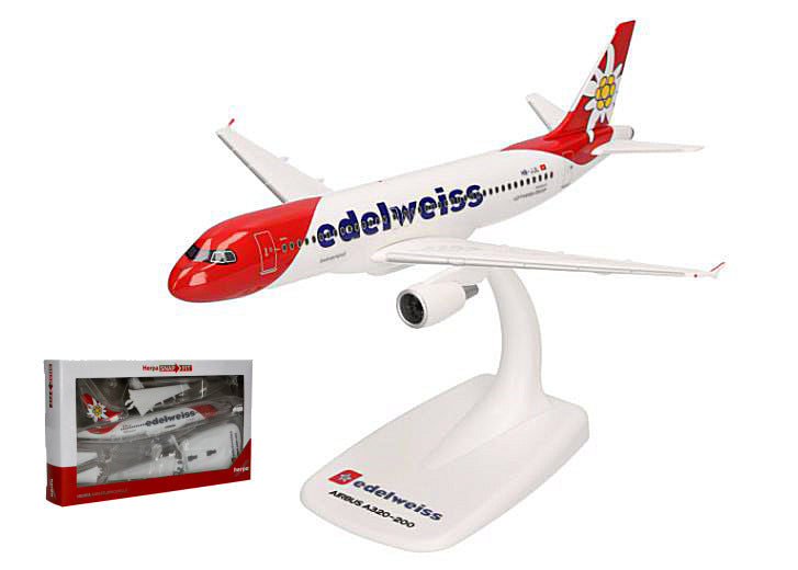 Herpa - AIRBUS A320 EDELWEISS AIR 1:200 - Cod. HP614597