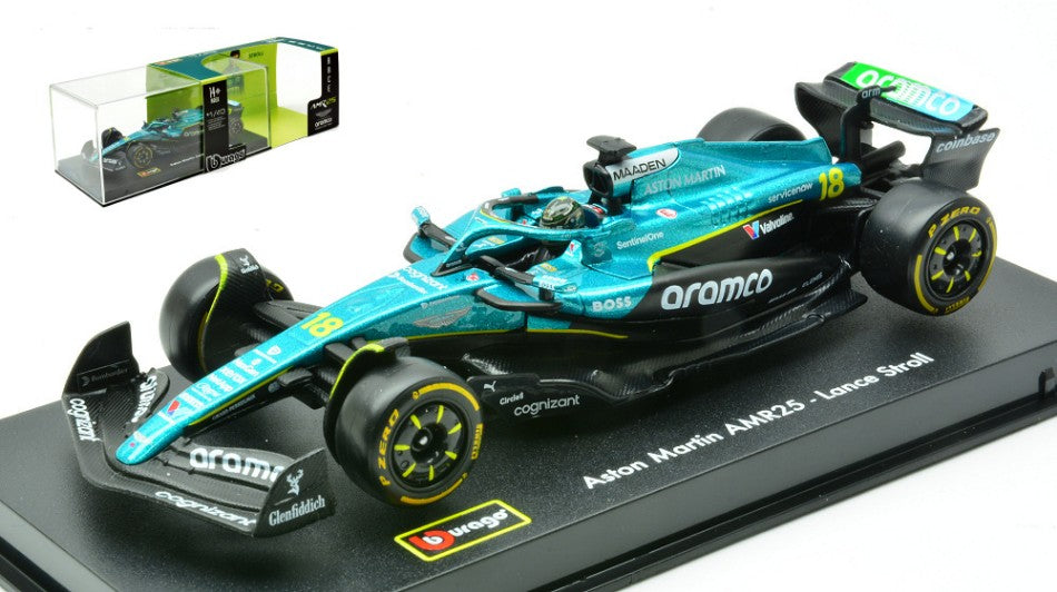 Burago - ASTON MARTIN AMR 25 N.18 2025 LANCE STROLL SIGNATURE 1:43 - Cod. BU38251S