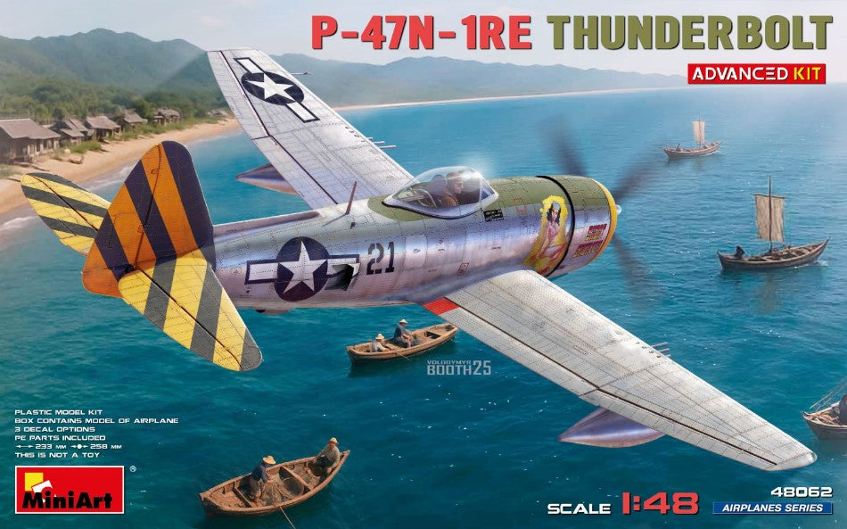 Miniart - P-47N-1RE THUNDERBOLT ADVANCED KIT 1:48 - Cod. MIN48062
