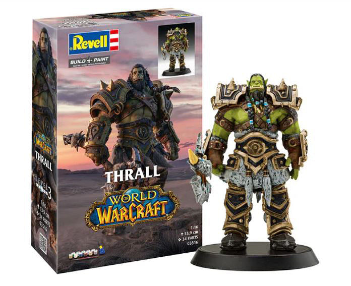 Revell - WORLD OF WARCRAFT: THRALL GIFT SET KIT 1:16 - Cod. RV03516