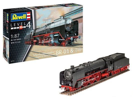 Revell - EXPRESS LOCOMOTIVE BR01 & TENDER 1:87 - Cod. RV02172