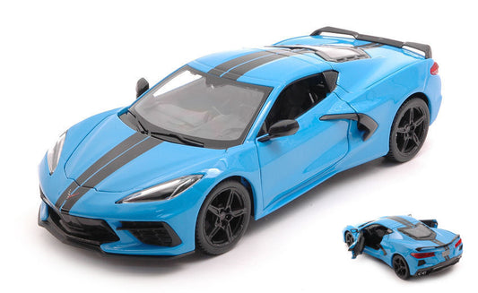 Maisto - CHEVROLET CORVETTE C8 2020 BLUE 1:24 - Cod. MI31527BL