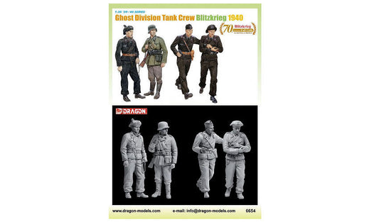 Dragon - GHOST DIVISION TANK CREW KIT 1:35 - Cod. D6654