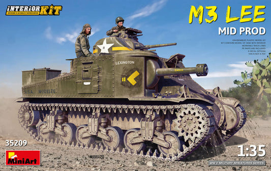 Miniart - M3 LEE MID PRODDUCTION (INTERIOR KIT) KIT 1:35 - Cod. MIN35209