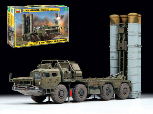 Zvezda - RUSSIAN LAUNCH VEHICLE A-400 TRIUMF MISSILE SYSTEM KIT 1:72 - Cod. Z5068
