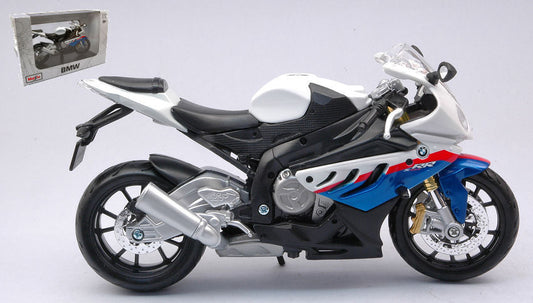 Maisto - BMW S 1000 RR WHITE 1:12 - Cod. MI32702