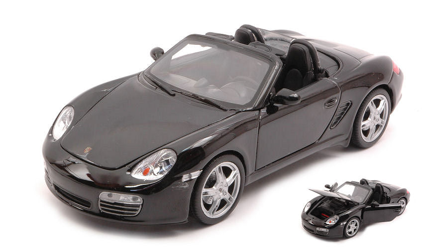 Welly - PORSCHE BOXSTER S CABRIO BLACK 1:24 - Cod. WE22479BK