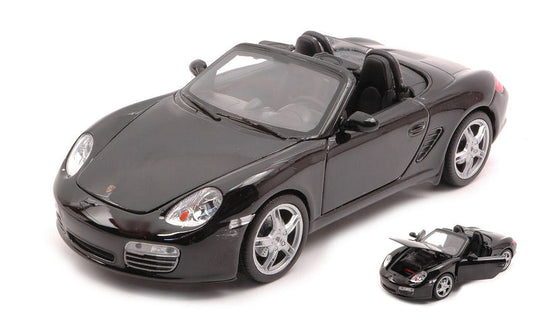 Welly - PORSCHE BOXSTER S CABRIO BLACK 1:24 - Cod. WE22479BK