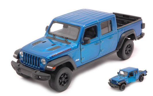 Welly - JEEP GLADIATOR 2020 METALLIC BLUE 1:27 - Cod. WE24103BL