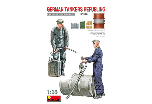 Miniart - GERMAN TANKERS REFUELING KIT 1:35 - Cod. MIN35348