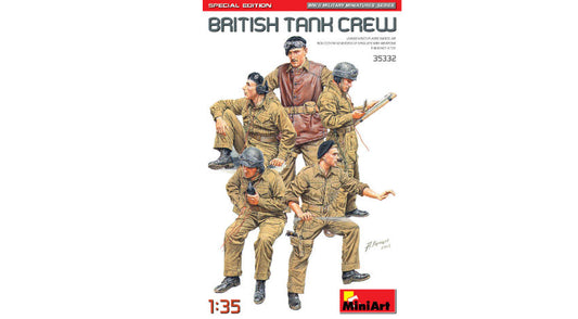 Miniart - BRITISH TANK CREW SPECIAL EDITION KIT 1:35 - Cod. MIN35332