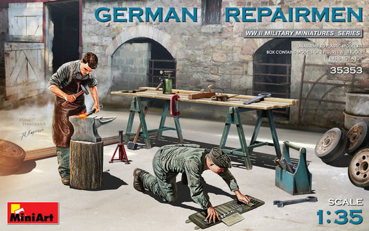 Miniart - GERMAN REPAIRMEN KIT 1:35 - Cod. MIN35353