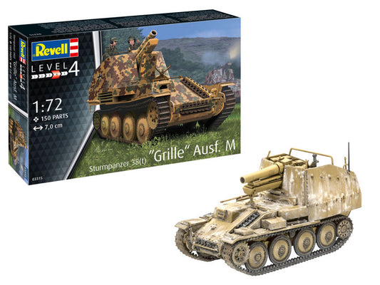 Revell - STURMPANZER 38 (t) GLILLE AUSF.M KIT 1:72 - Cod. RV03315