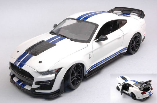Maisto - FORD MUSTANG SHELBY GT500 2020 WHITE 1:18 - Cod. MI31452W
