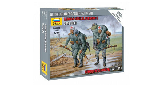 Zvezda - GERMAN MEDICAL PERSONNEL KIT 1:72 - Cod. Z6143