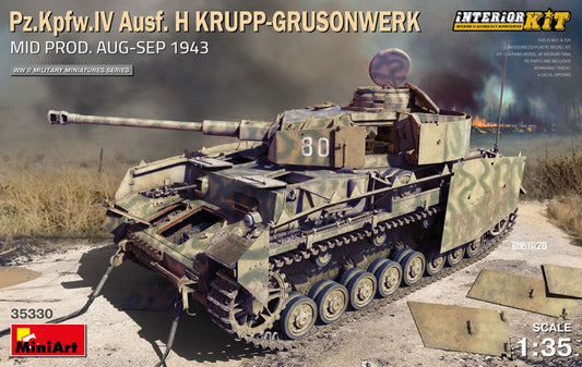 Miniart - Pz.Kpfw.IV Ausf.H KRUPP-GRUSONWERK MID.PROD.1943 INTERIOR KIT 1:35 - Cod. MIN35330