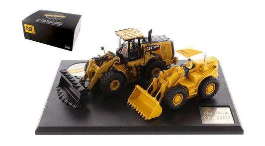 Diecast Master - CAT WHEEL LOADER EVOLUTION SERIES 966A+966M 1:50 - Cod. DM85558