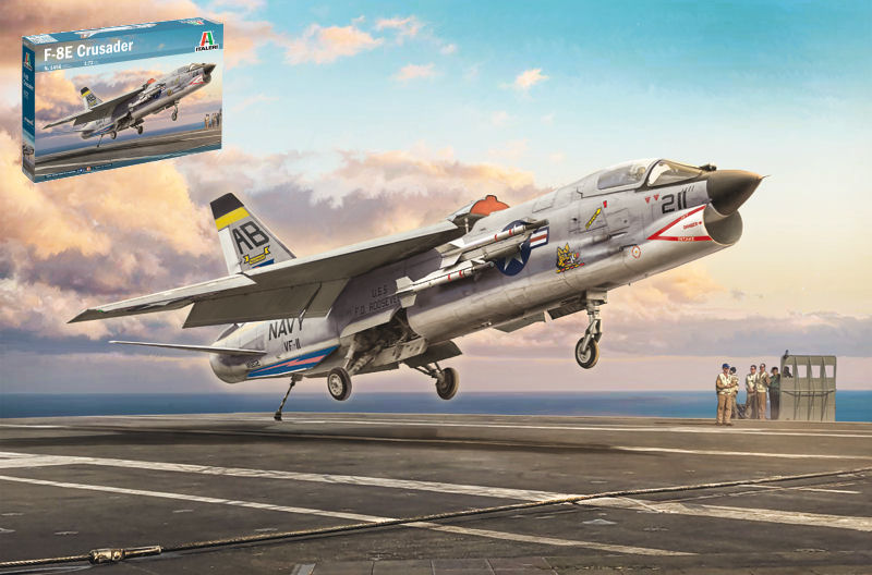 Italeri - F-8E CRUSADER KIT 1:72 - Cod. IT1456